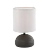 Abatjour Luci marrone attacco E14 diametro 14 cm