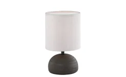 Abatjour Luci marrone attacco E14 diametro 14 cm