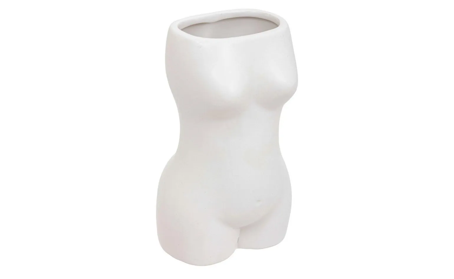 Abby vaso dolomite bianco h17 cm