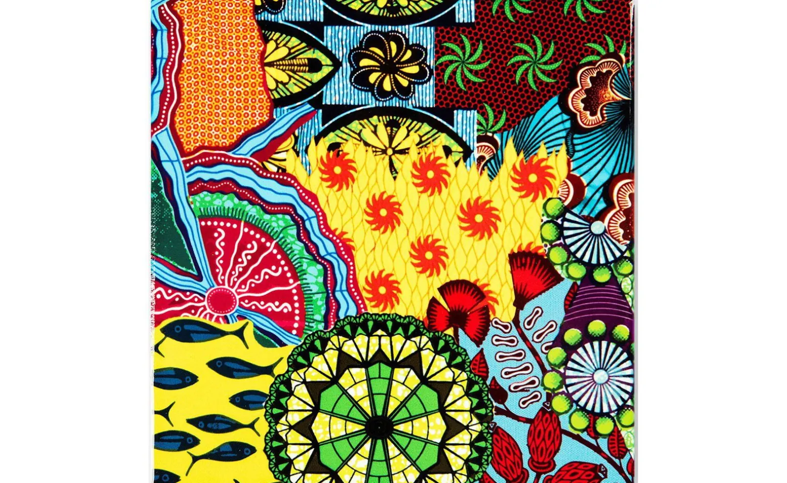 Afrika sottopentola colorato 15x15 cm