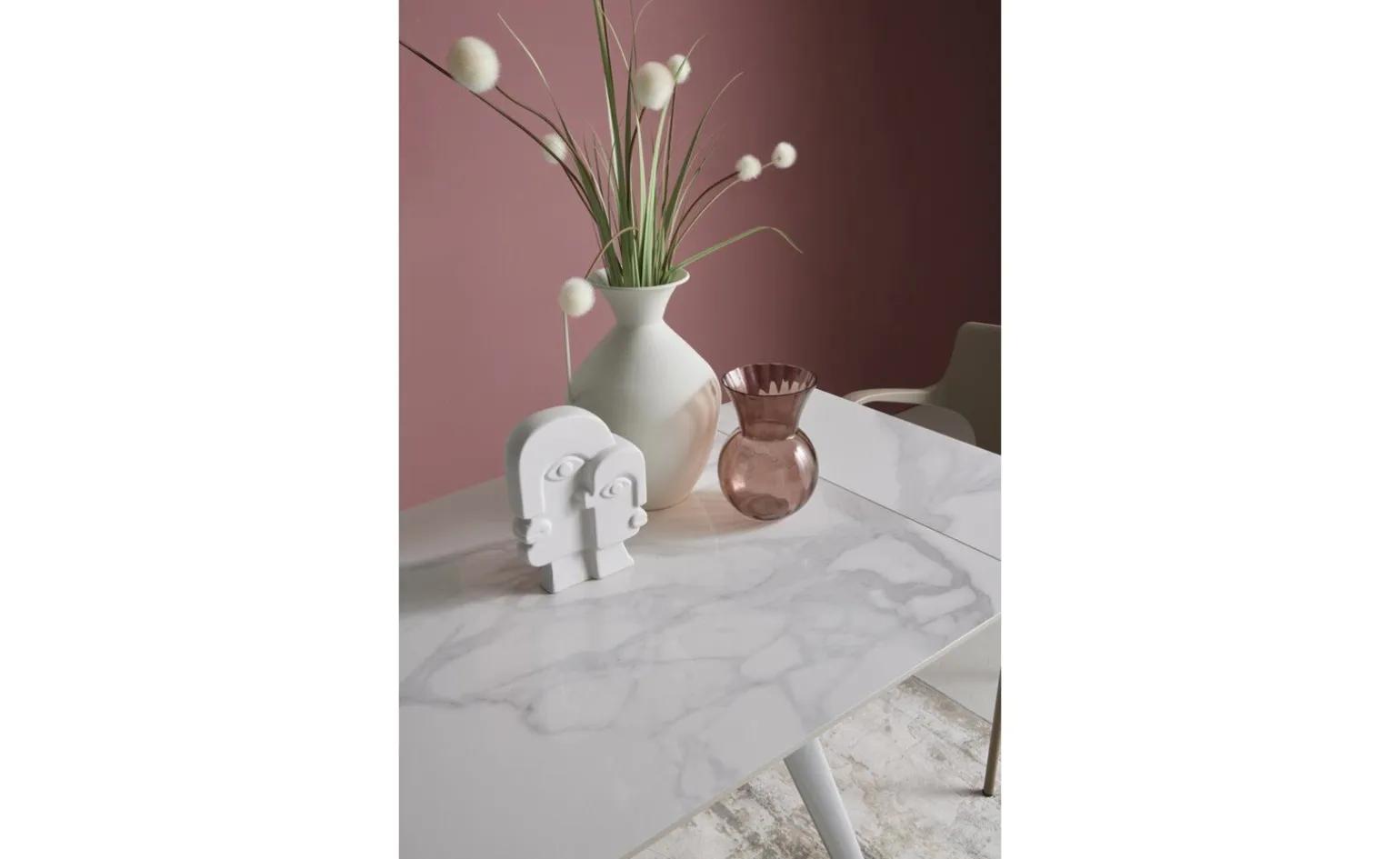 Alais vaso in vetro colore terracotta h20 cm