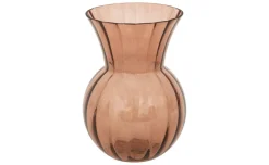 Alais vaso in vetro colore terracotta h20 cm