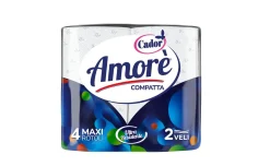 Amore' Carta igienica compatta 2 veli 4 rotoli