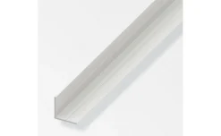 Angolare lati uguali 7,5 mm PVC bianco - 1 metro
