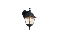 Applique esterna livenza down nera h33 cm