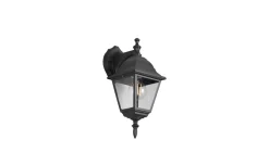 Applique esterna livenza down nera h33 cm