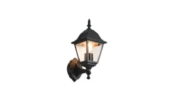 Applique esterna livenza up nera h33 cm