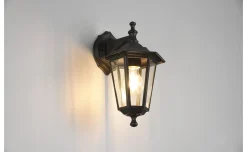 Applique esterna pienza down 6 lati nero