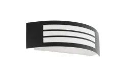 Applique leiros E27 nera IP44