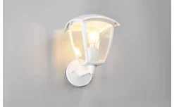 Applique venta up 1xE27 altezza 24 centimetri ip44 bianca