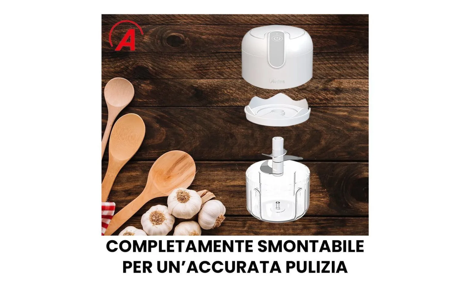 Ardes Tritatutto ricaricabile Atom ARCHOP02