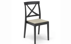 Artemide sedia in polipropilene grigio