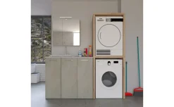 Asse per lavabo lavanderia in solid surface