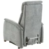 Asyan poltrona relax con funzione cardio relax in tessuto azzurro