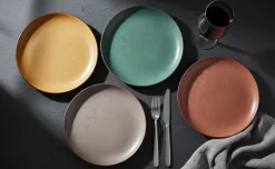 Autumn Pepper servizio piatti 18 pezzi in stoneware – colore giallo