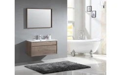 Axel mobile bagno L79 cm finitura olmo con specchio
