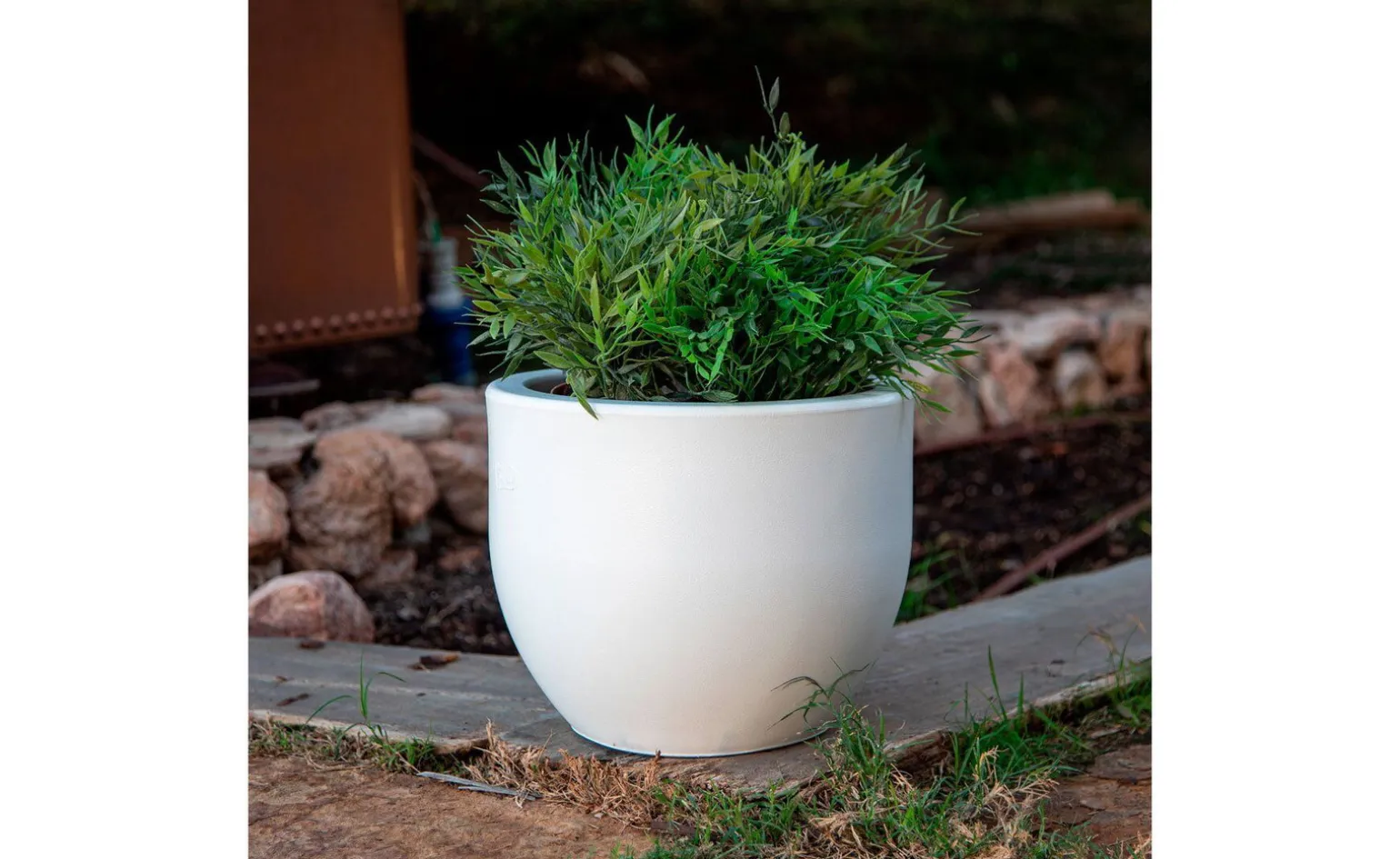 Azalea vaso in polietilene bianco Ø50xh41 cm