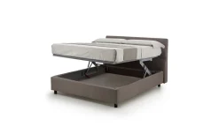 Baleari letto matrimoniale comfort marrone
