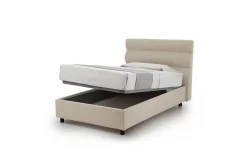 Baleari letto piazza e mezza contenitore beige