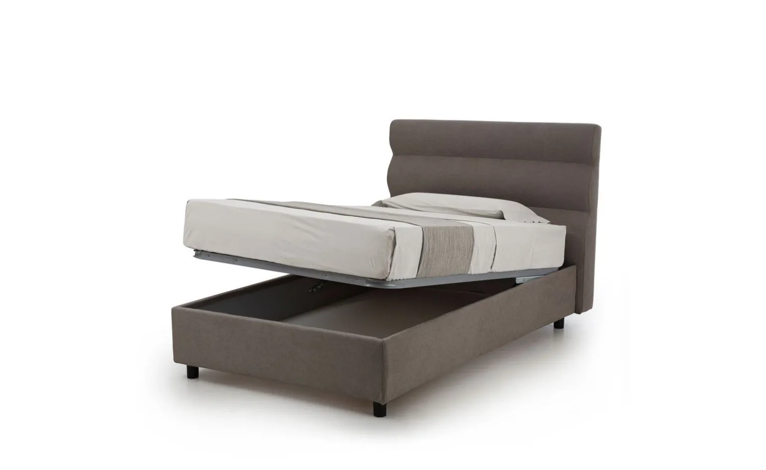 Baleari letto piazza e mezza comfort marrone
