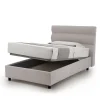 Baleari letto piazza e mezza comfort argento