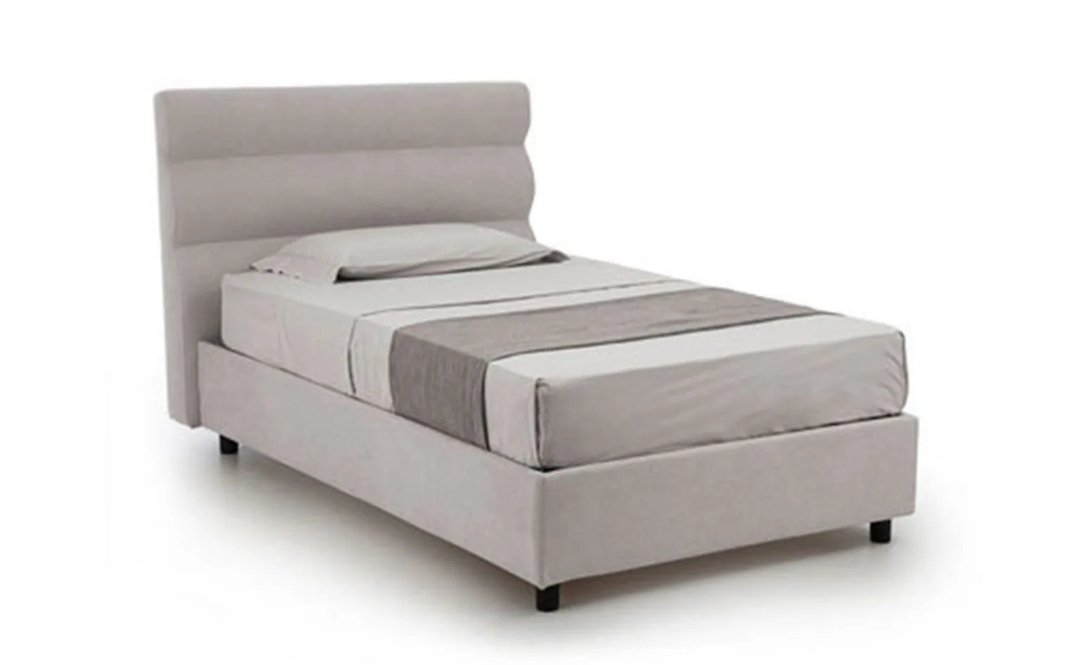Baleari letto piazza e mezza comfort argento