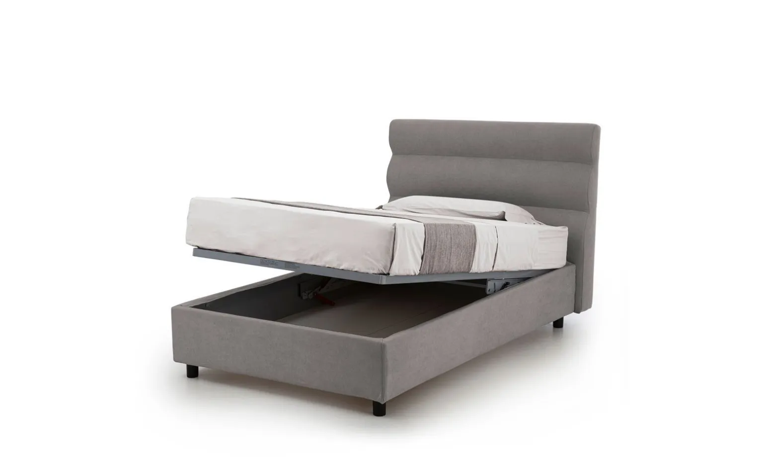 Baleari letto piazza e mezza comfort grigio