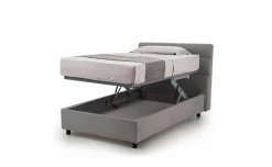 Baleari letto piazza e mezza comfort grigio