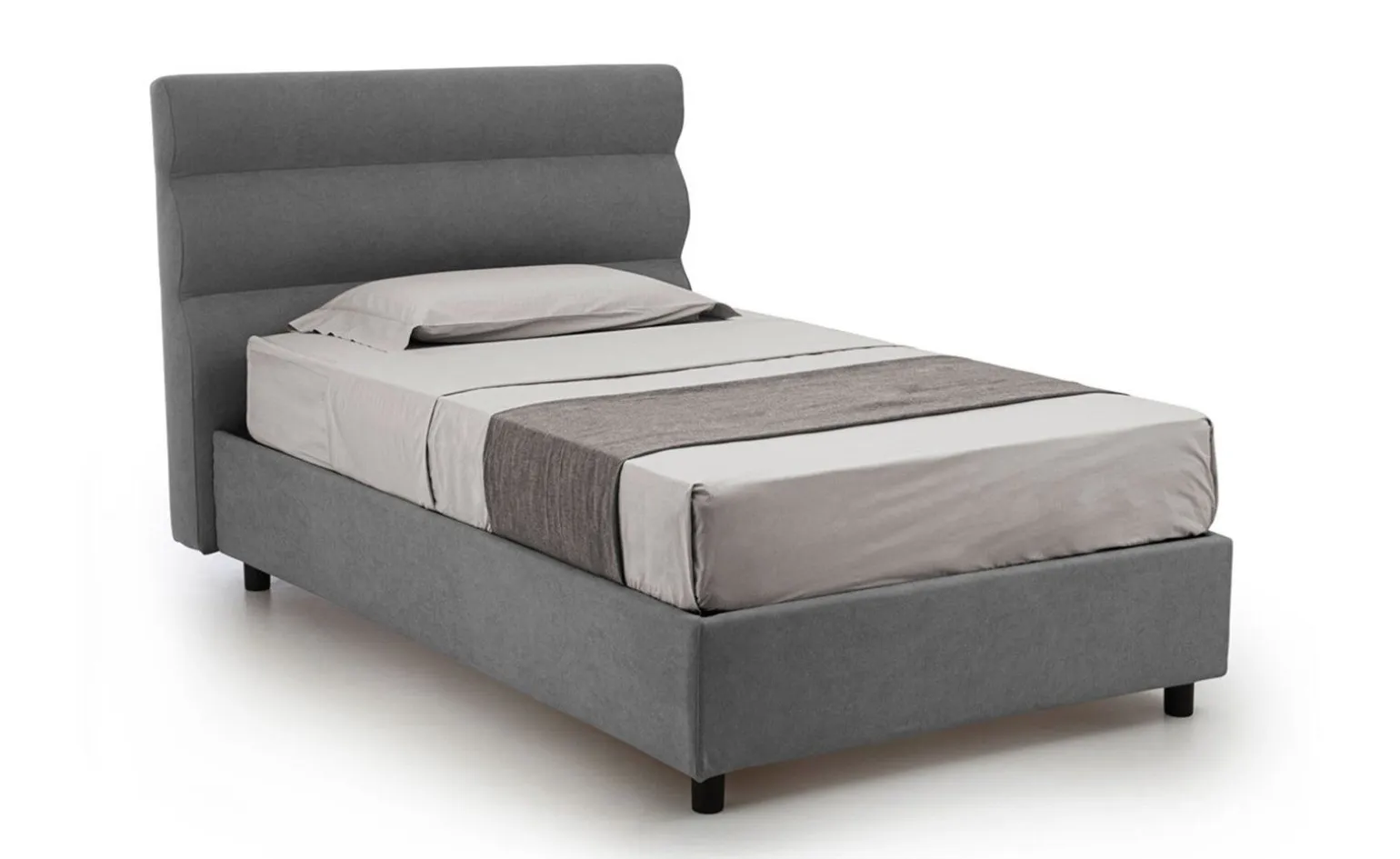 Baleari letto piazza e mezza comfort cenere