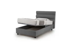 Baleari letto piazza e mezza comfort cenere