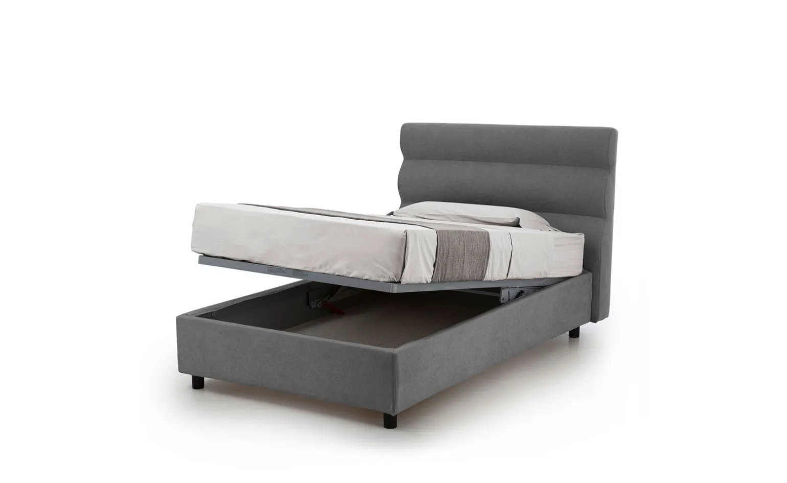 Baleari letto piazza e mezza comfort cenere