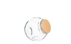 Barattolo 0,65L in vetro con tappo in bamboo