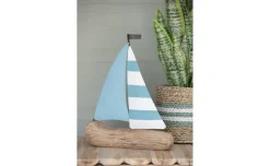 Barca a Vela Decorativa in Legno Grande
