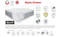 Basic Dream materasso piazza e mezza 120x190cm
