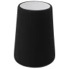 Baton bicchiere bagno in ceramica nero h11,8 cm