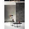 Benny tavolino nero rotondo in ceramica