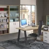 Beta scrivania angolare reversibile rovere chiaro l 160 cm