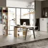 Beta scrivania angolare reversibile rovere chiaro l 180 cm