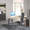 Beta1 ufficio componibile colore rovere e portland