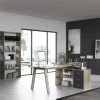 Beta5 ufficio componibile colore rovere e portland