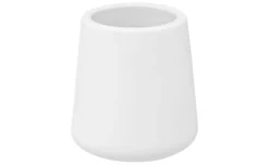 Beton scopino bagno in ceramica bianco Ø12x40 cm