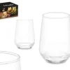 Bicchiere conico in vetro trasparente 390 ml