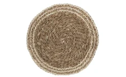Bicolor sottopiatto in vimini Ø38 cm