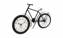 Bike orologio d'appoggio metallo nero 28x18 cm