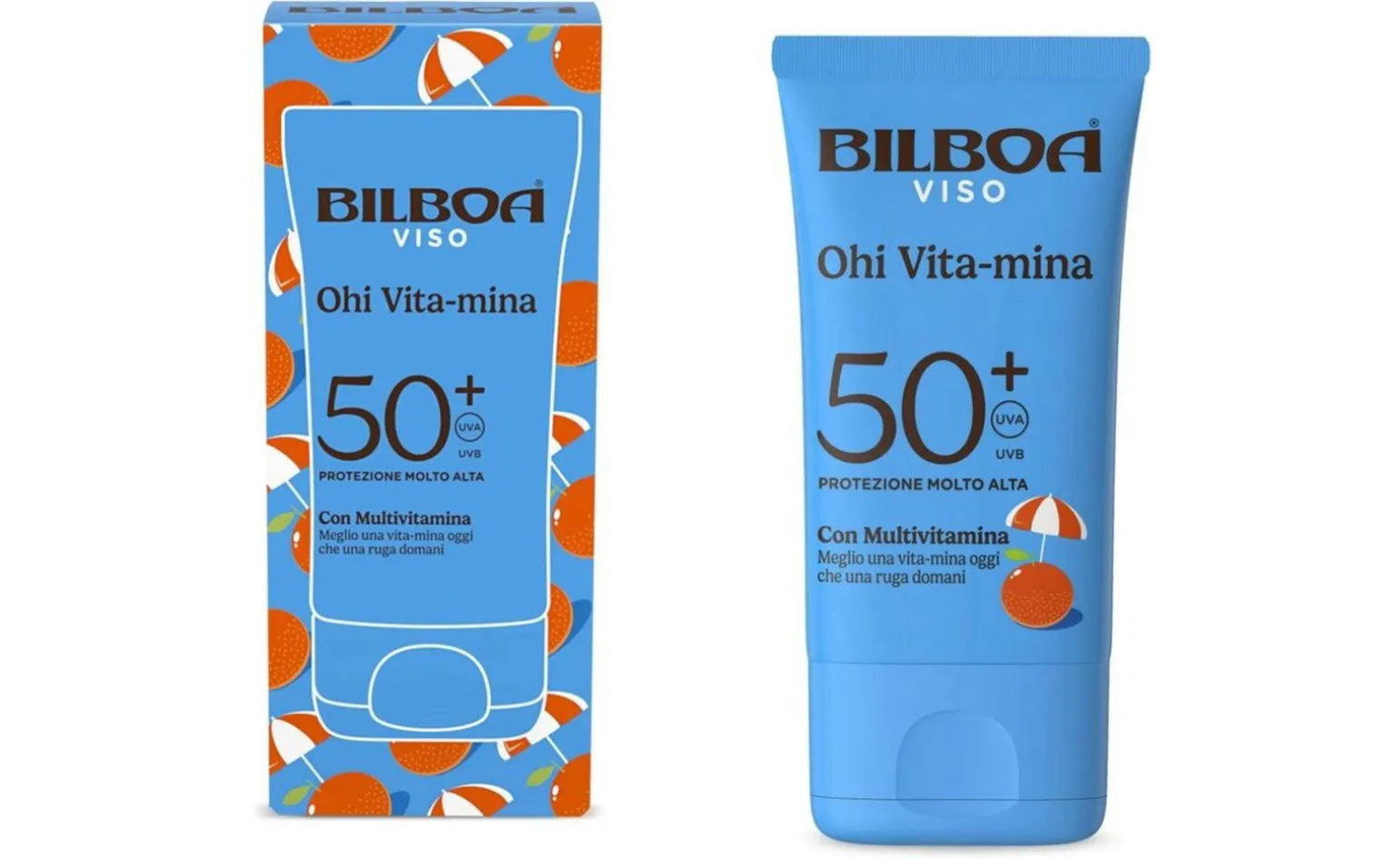 Bilboa Ohi Vita-mina Crema solare viso SPF 50+ 40 ml
