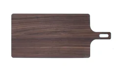Bisetti Tagliere in laminato noce con manico 36 cm