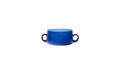Bitossi Home Centrotavola con Manici in vetro soffiato blu