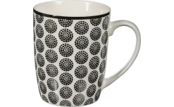 Bohemia tazza in porcellana 330 ml bianca e nera