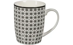 Bohemia tazza in porcellana 330 ml bianca e nera