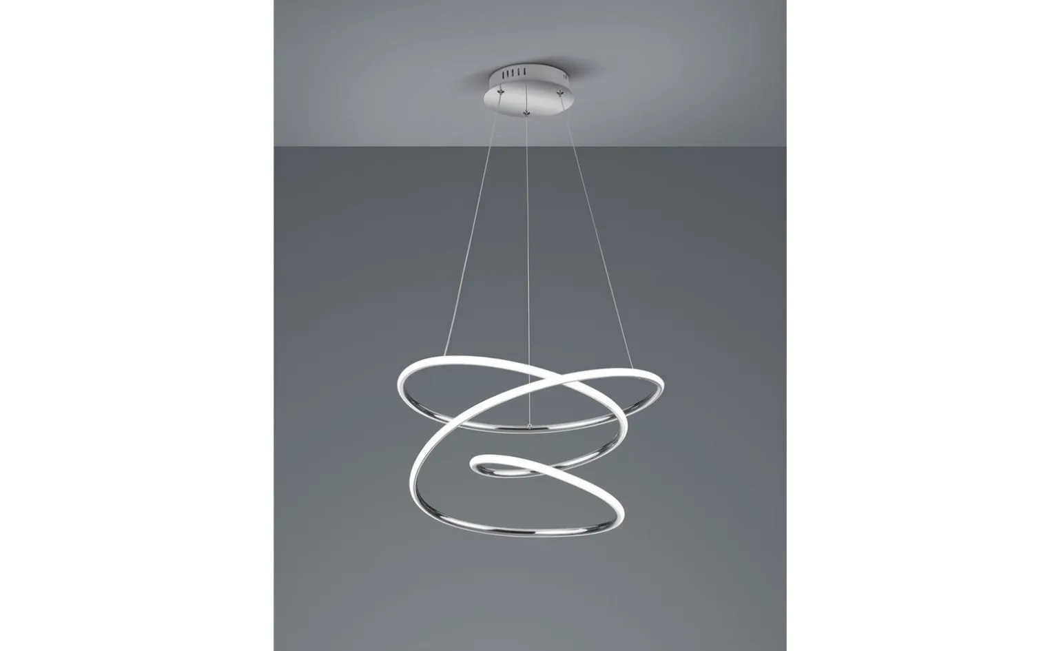 Bologna sospensione LED in metallo 36W Ø50 cm